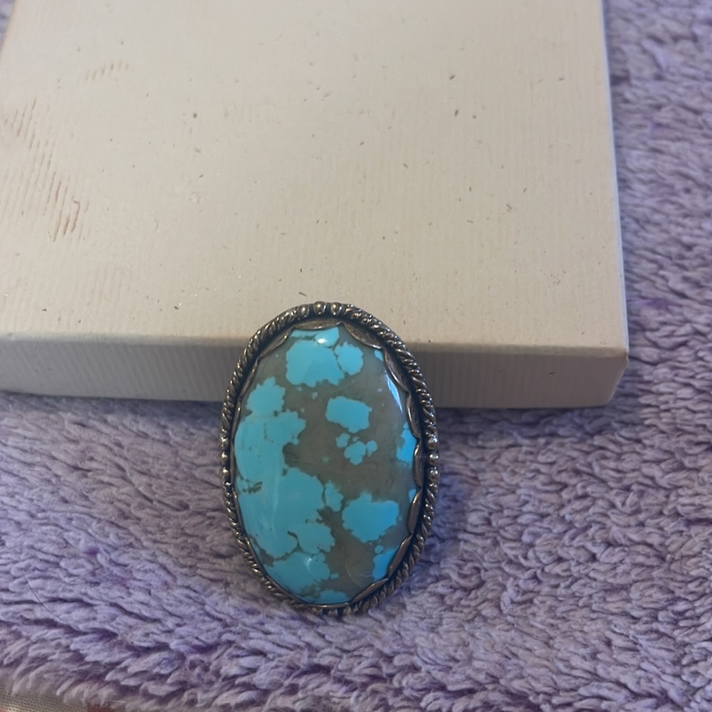 Turquoise Statement Ring - image 3